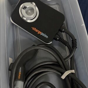 Black and Silver Charging Station